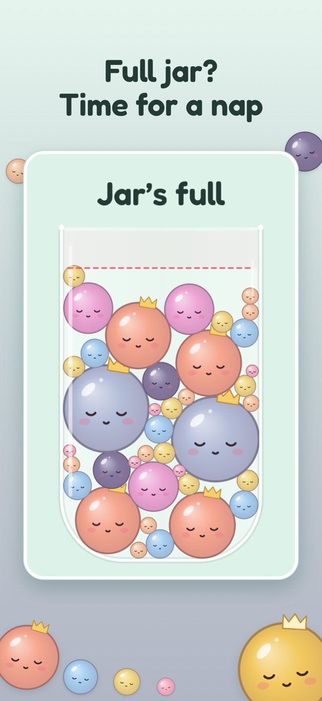 Screenshot: Full jar? Time for a nap
